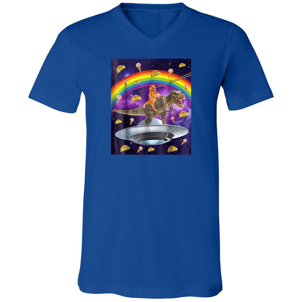 Unisex V-Neck T-Shirt - NL14CKS9 - True Royal - 4