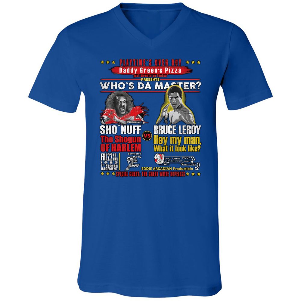 Unisex V-Neck T-Shirt - P8NQ9STW - True Royal - 4