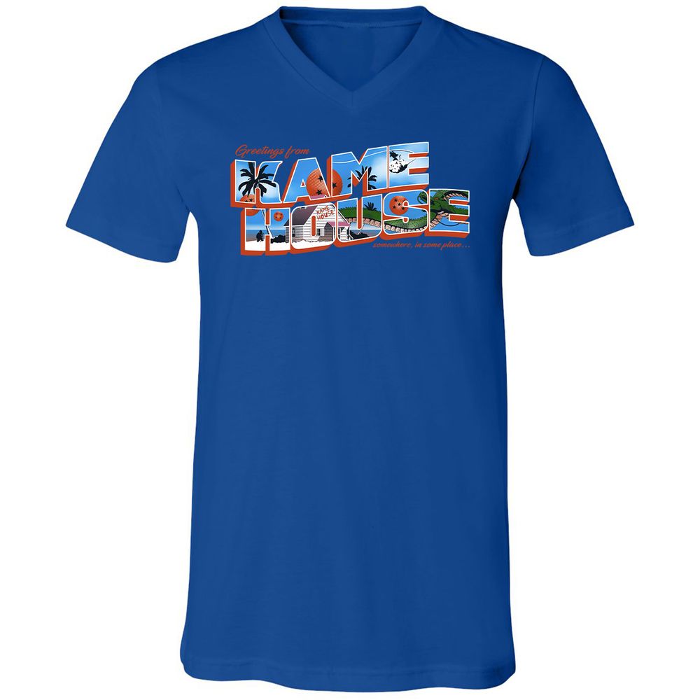 Unisex V-Neck T-Shirt - SU17MH6C - True Royal - 4