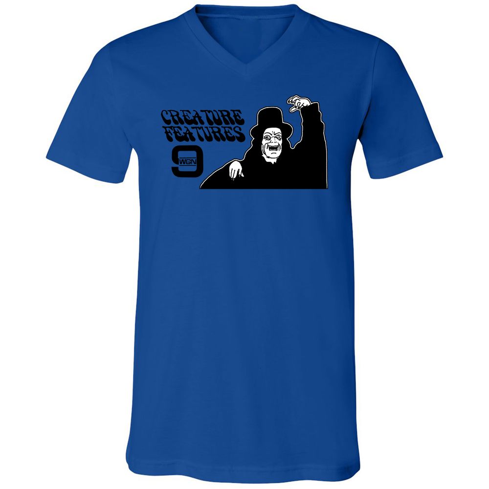 Unisex V-Neck T-Shirt - GYKBTRAL - True Royal - 4