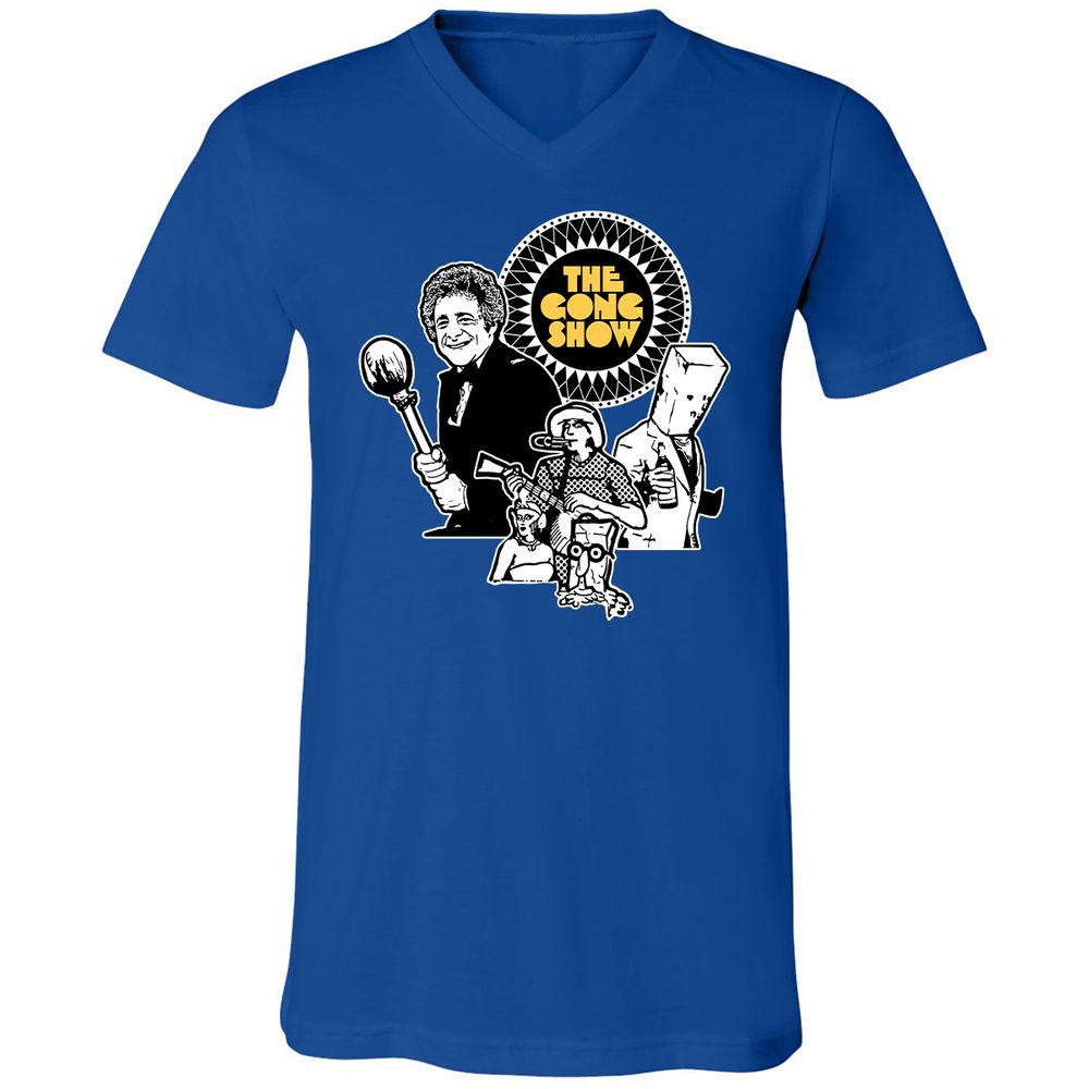 Unisex V-Neck T-Shirt - 5MAGVYSR - True Royal - 4