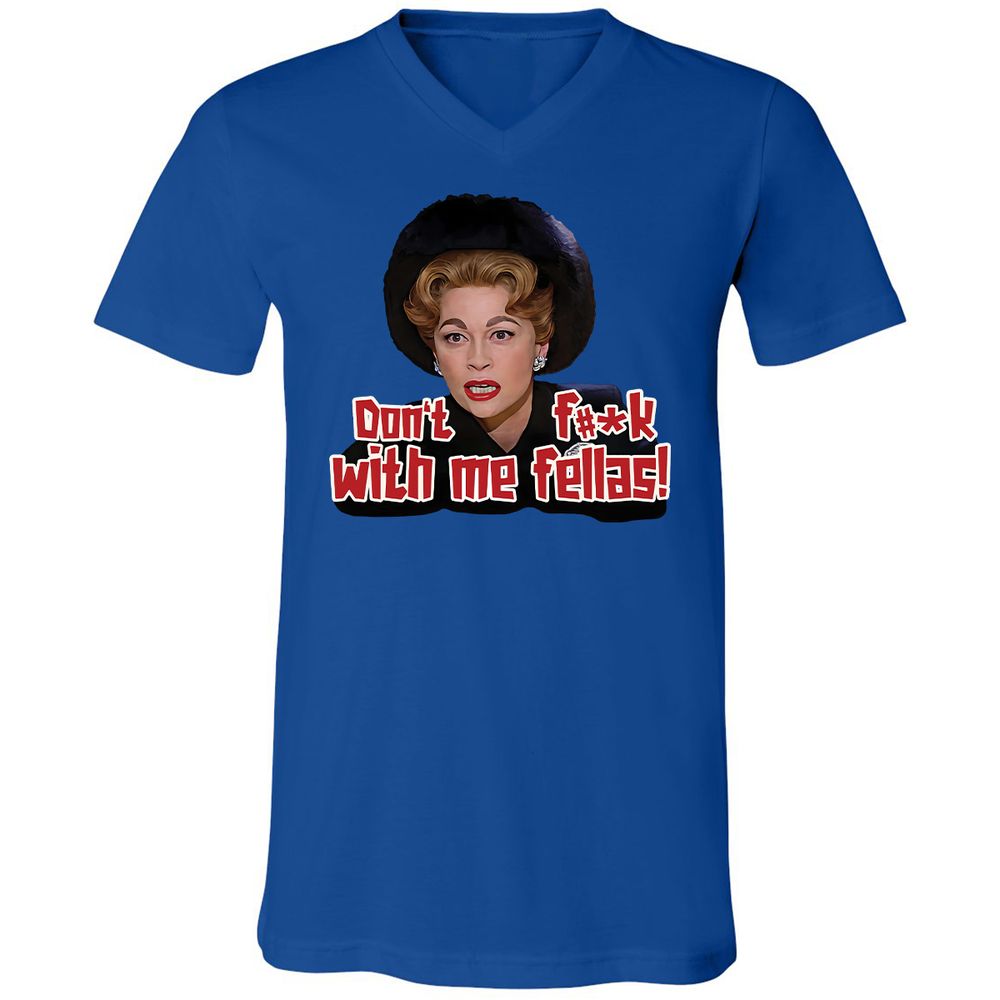 Unisex V-Neck T-Shirt - LSMPKTT8 - True Royal - 4
