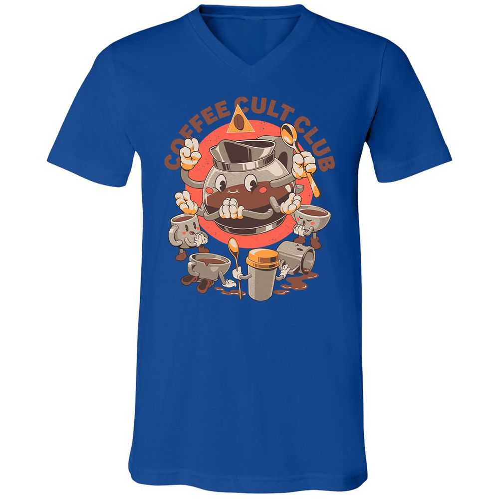 Unisex V-Neck T-Shirt - SFE62U3T - True Royal - 4