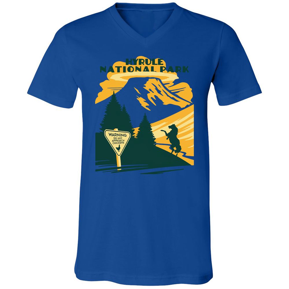 Unisex V-Neck T-Shirt - ALV62TZ1 - True Royal - 4