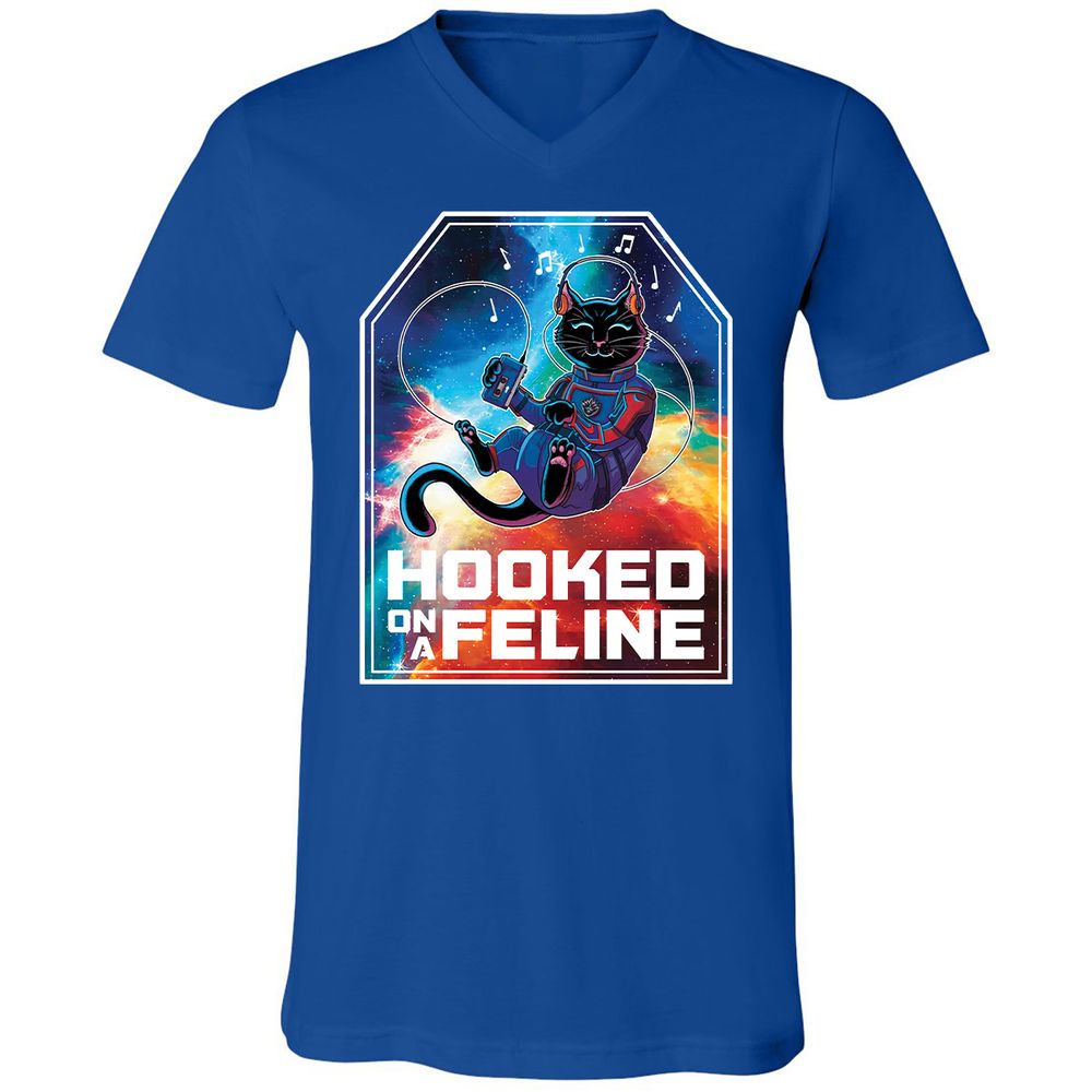 Unisex V-Neck T-Shirt - JFM3JBN1 - True Royal - 4