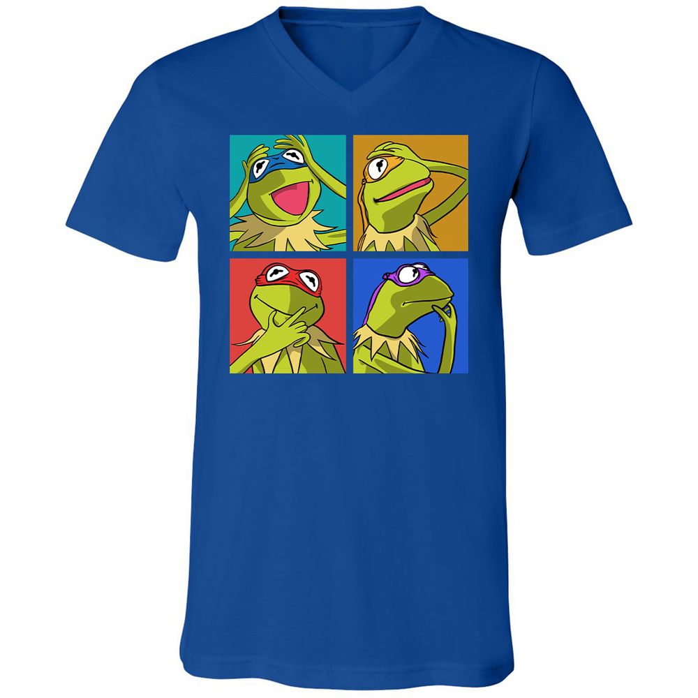 Unisex V-Neck T-Shirt - AVP34FVM - True Royal - 4