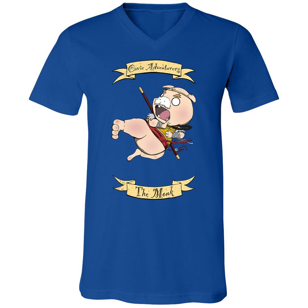 Unisex V-Neck T-Shirt - L23VUEUV - True Royal - 4