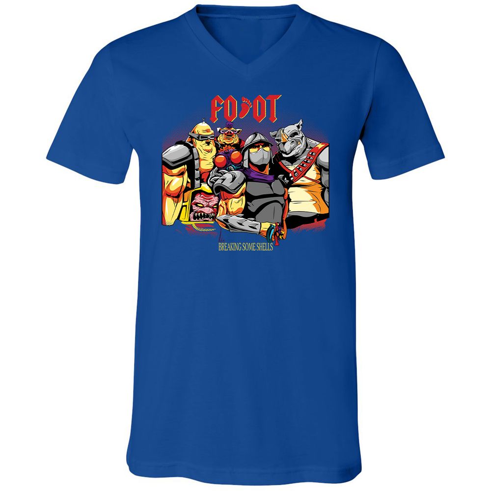 Unisex V-Neck T-Shirt - S697GV2C - True Royal - 4