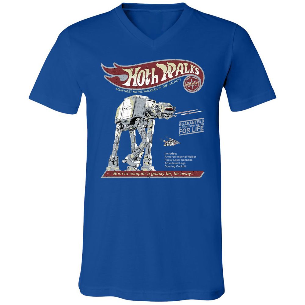 Unisex V-Neck T-Shirt - 6GH92EWL - True Royal - 4