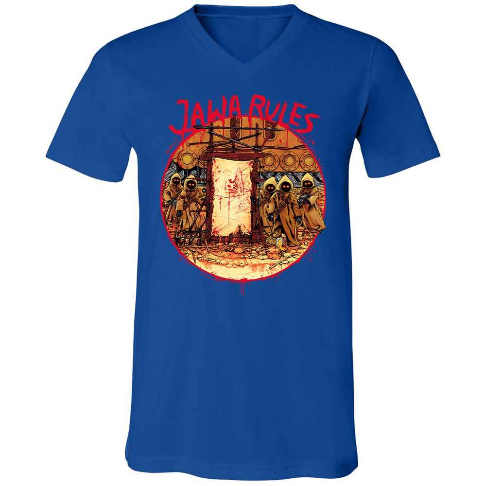 Unisex V-Neck T-Shirt - WBMRSXR2 - True Royal - 4