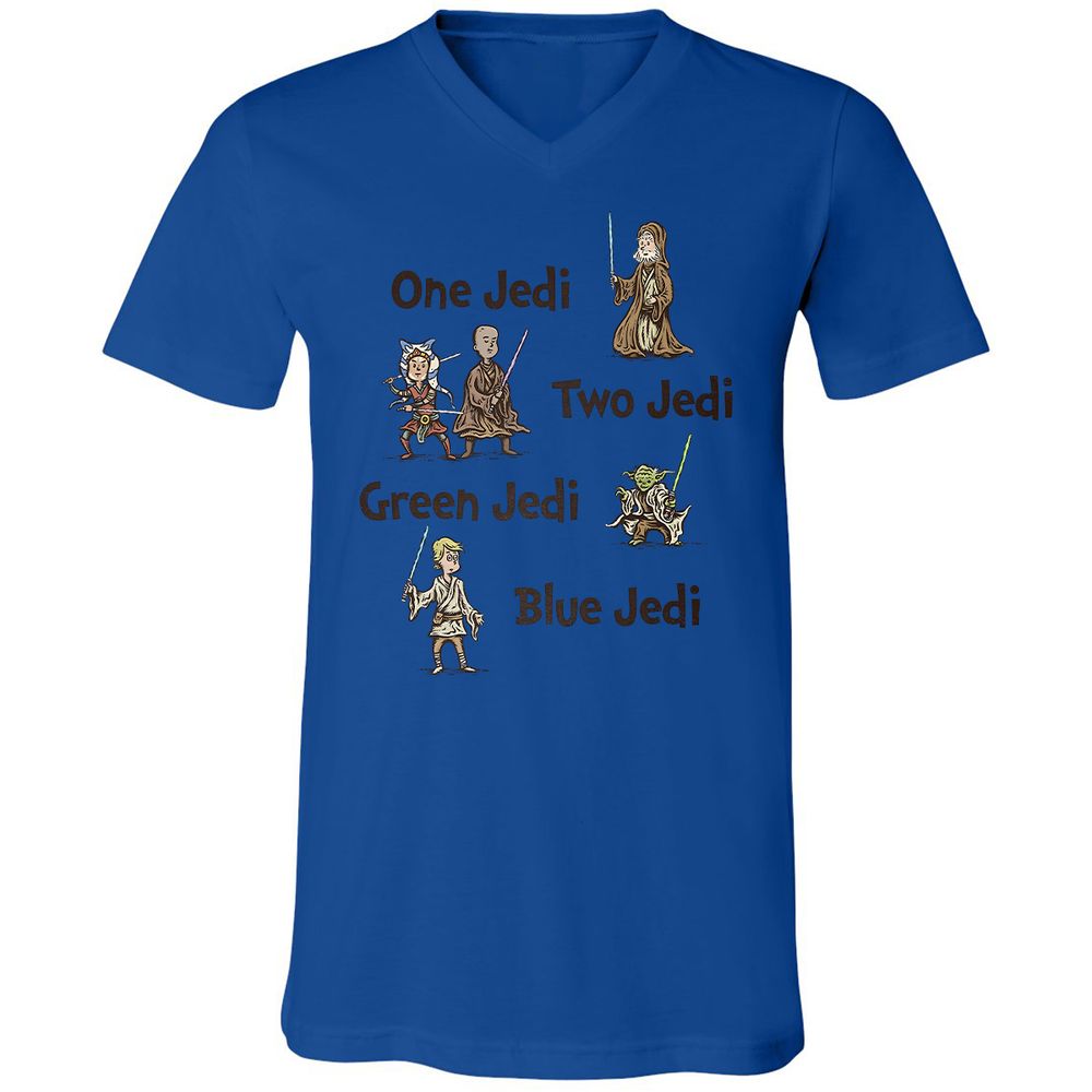 Unisex V-Neck T-Shirt - 6KPWVS2Z - True Royal - 4