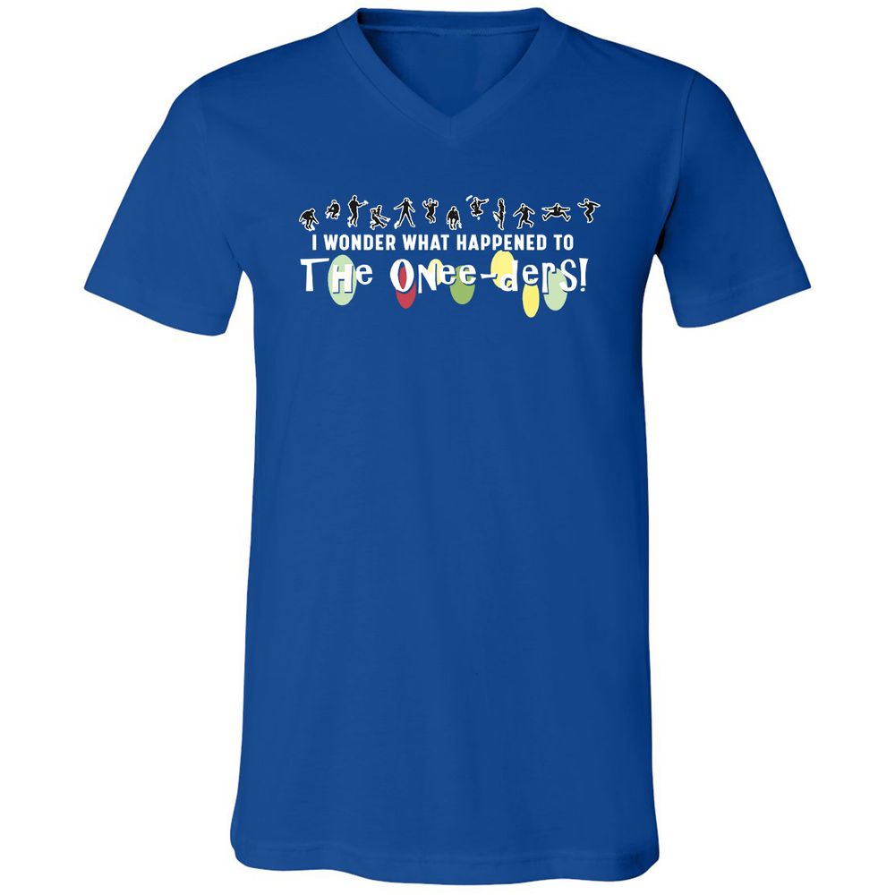 Unisex V-Neck T-Shirt - 7DXAUWNS - True Royal - 4