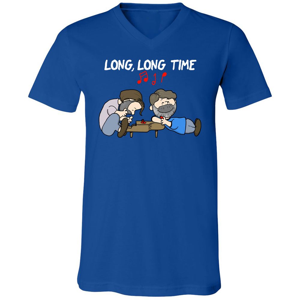 Unisex V-Neck T-Shirt - 1EMTQFK4 - True Royal - 4