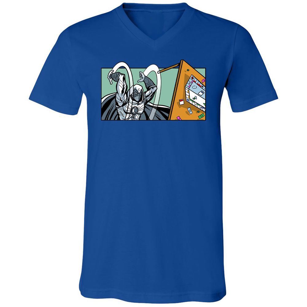 Unisex V-Neck T-Shirt - DVF36SGS - True Royal - 4