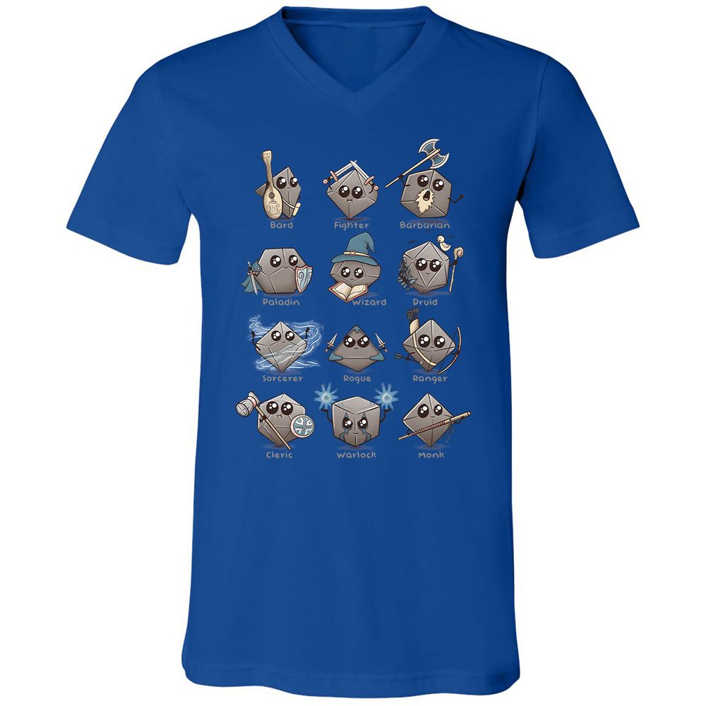 Unisex V-Neck T-Shirt - G47TRSMS - True Royal - 4