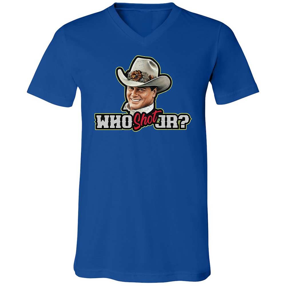 Unisex V-Neck T-Shirt - T8FZ3HSV - True Royal - 4