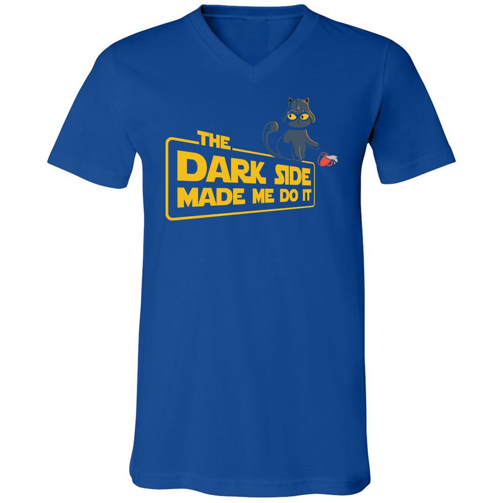 Unisex V-Neck T-Shirt - EXF2UAP1 - True Royal - 4