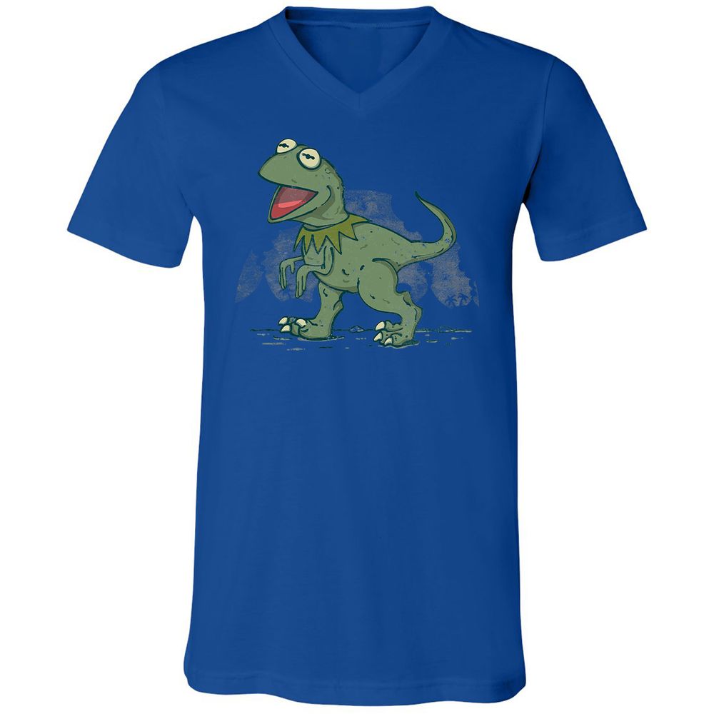 Unisex V-Neck T-Shirt - N9DV84NF - True Royal - 4