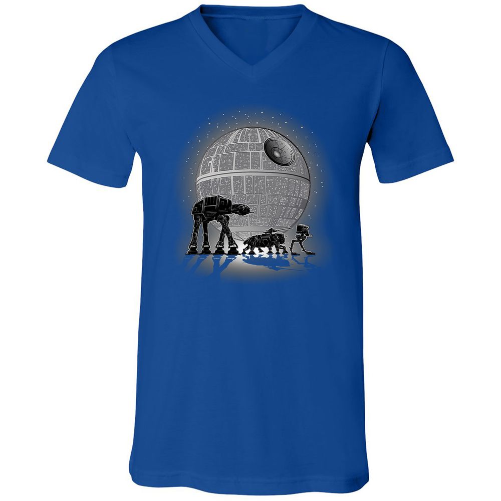 Unisex V-Neck T-Shirt - UCUYG481 - True Royal - 4