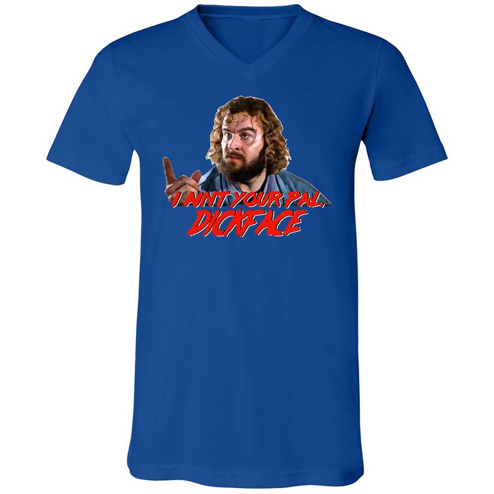 Unisex V-Neck T-Shirt - TLQVJSDQ - True Royal - 4