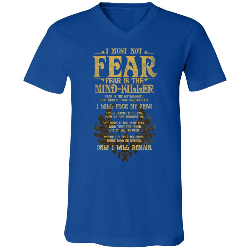 Unisex V-Neck T-Shirt - 5WVDCC5H - True Royal - 4