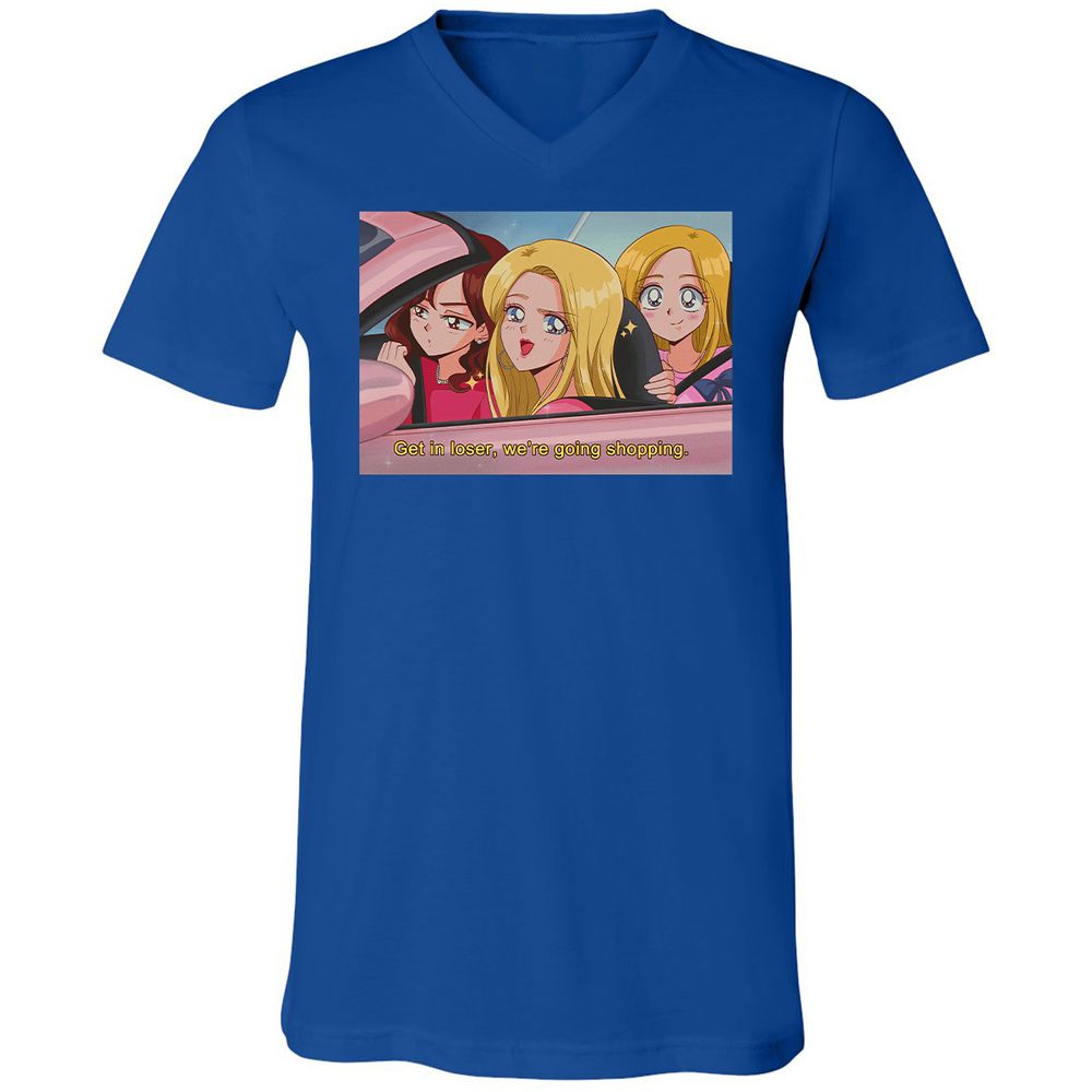 Unisex V-Neck T-Shirt - L9165542 - True Royal - 4