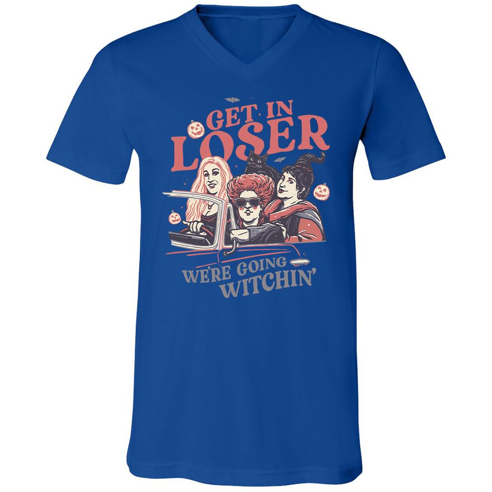 Unisex V-Neck T-Shirt - L7RGBHWS - True Royal - 4