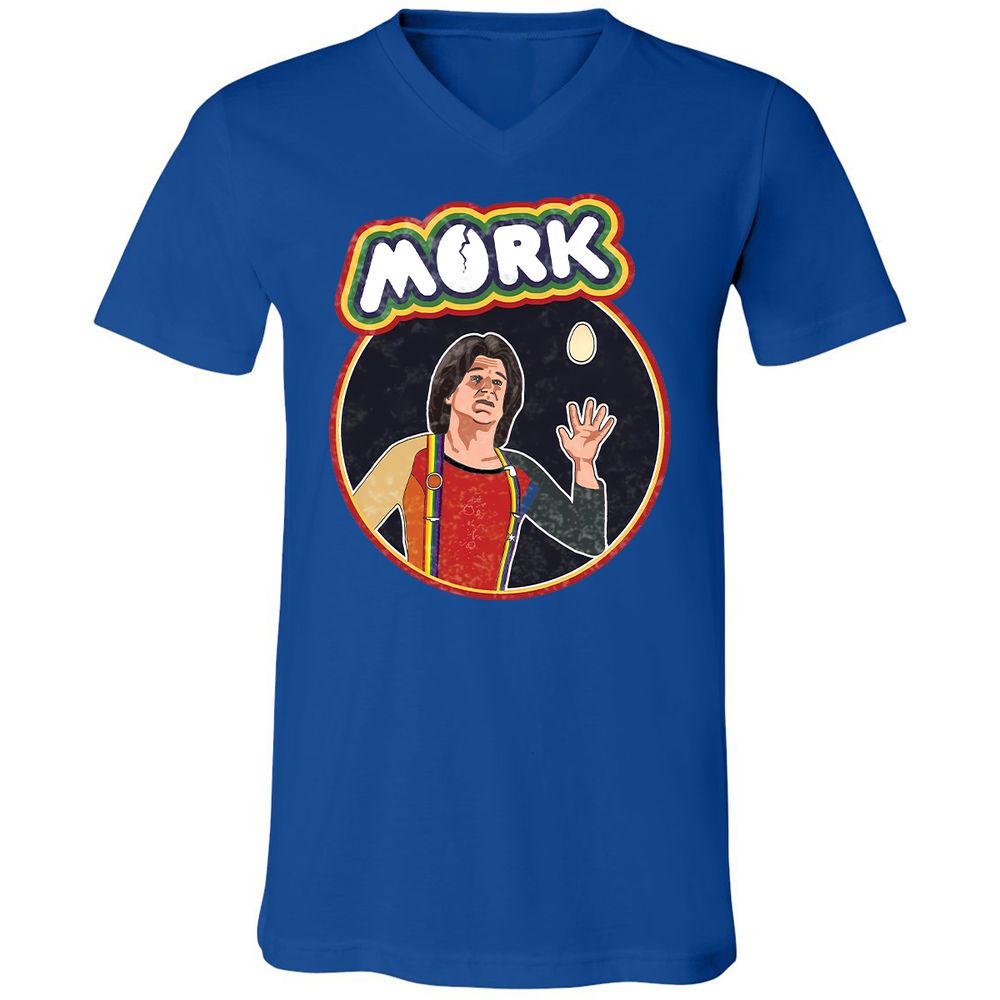 Unisex V-Neck T-Shirt - LWM9SJV7 - True Royal - 4