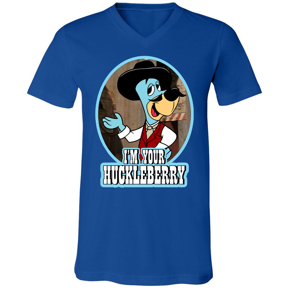 Unisex V-Neck T-Shirt - 8XYAZ9V8 - True Royal - 4