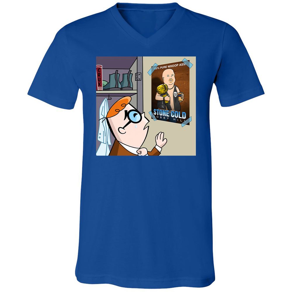 Unisex V-Neck T-Shirt - EYE2AMA6 - True Royal - 4