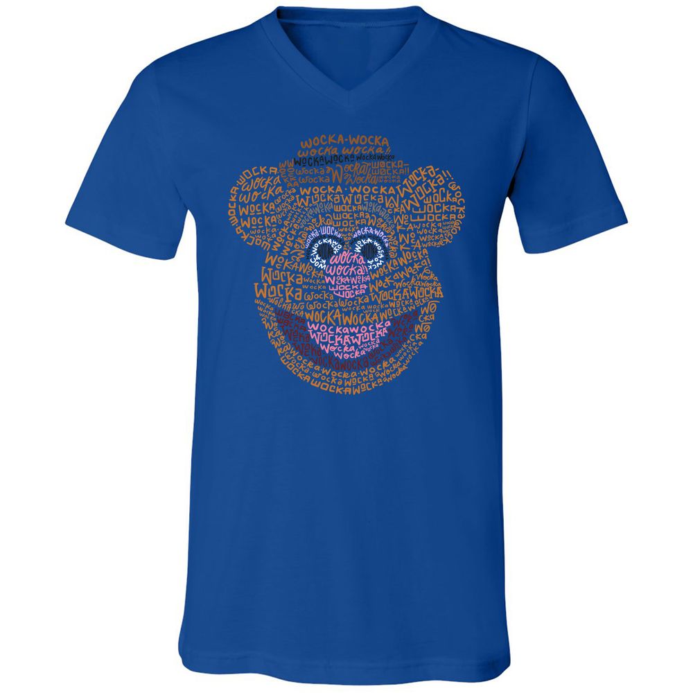 Unisex V-Neck T-Shirt - D1F4ABEG - True Royal - 4