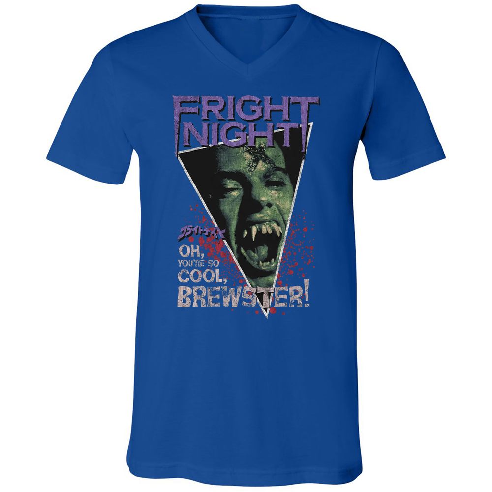 Unisex V-Neck T-Shirt - P46LCXEX - True Royal - 4