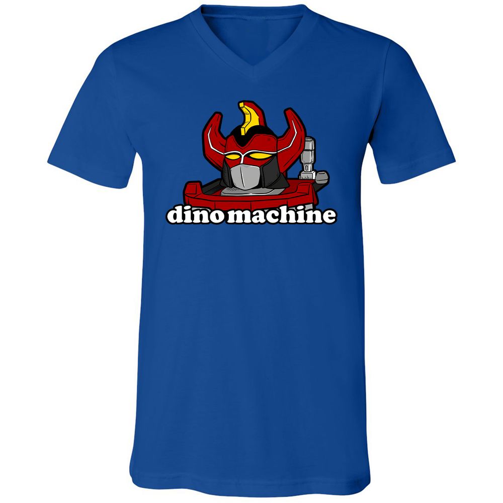Unisex V-Neck T-Shirt - H9W7QDDN - True Royal - 4