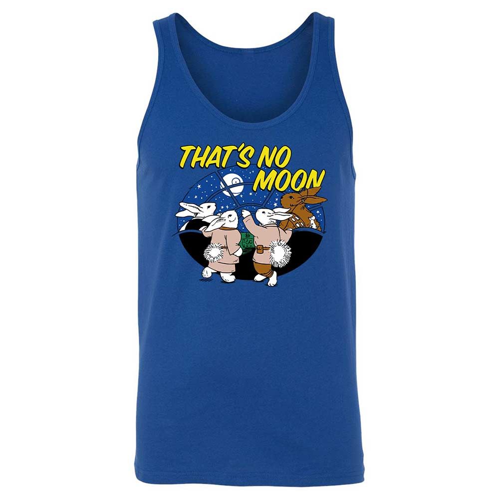 Unisex Jersey Tank - White - True Royal - 4