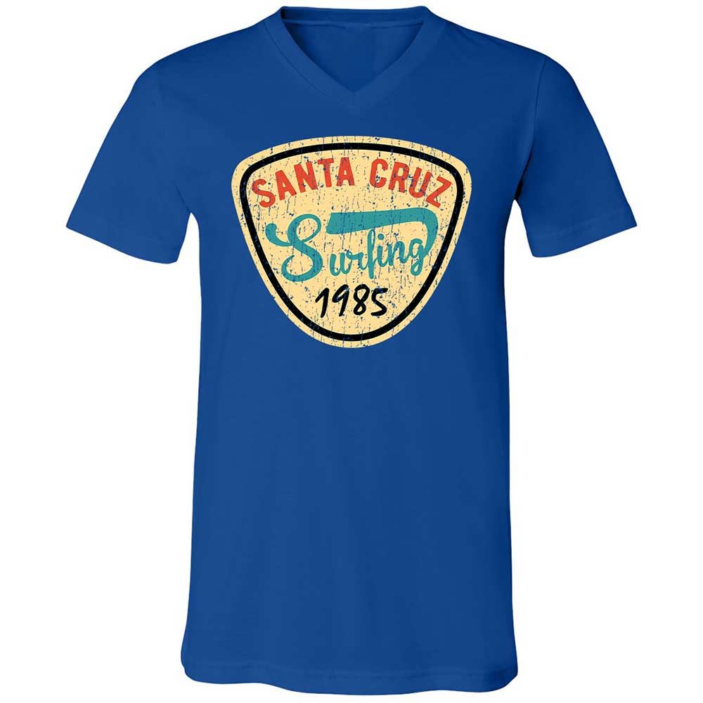 Unisex V-Neck T-Shirt - 894SF7XH - True Royal - 4
