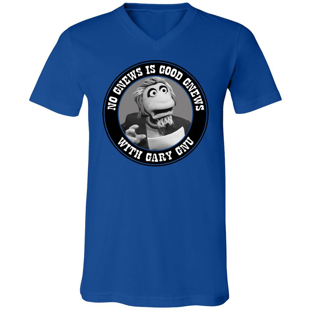 Unisex V-Neck T-Shirt - HRS8AT7S - True Royal - 4