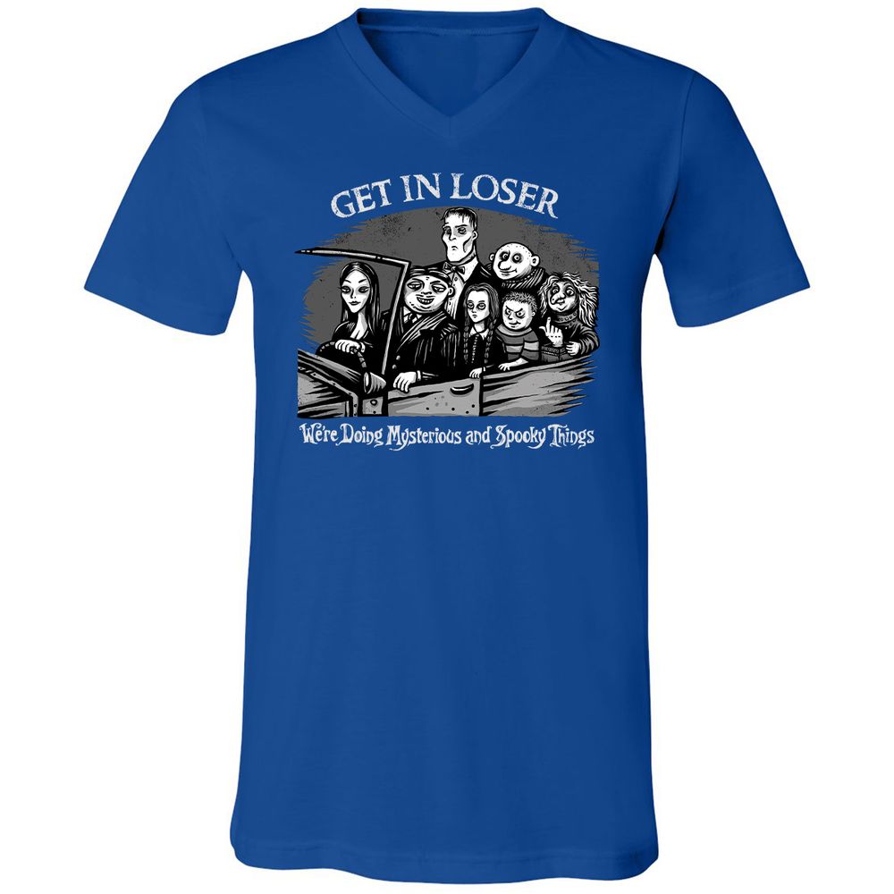 Unisex V-Neck T-Shirt - PXN9VXGB - True Royal - 4