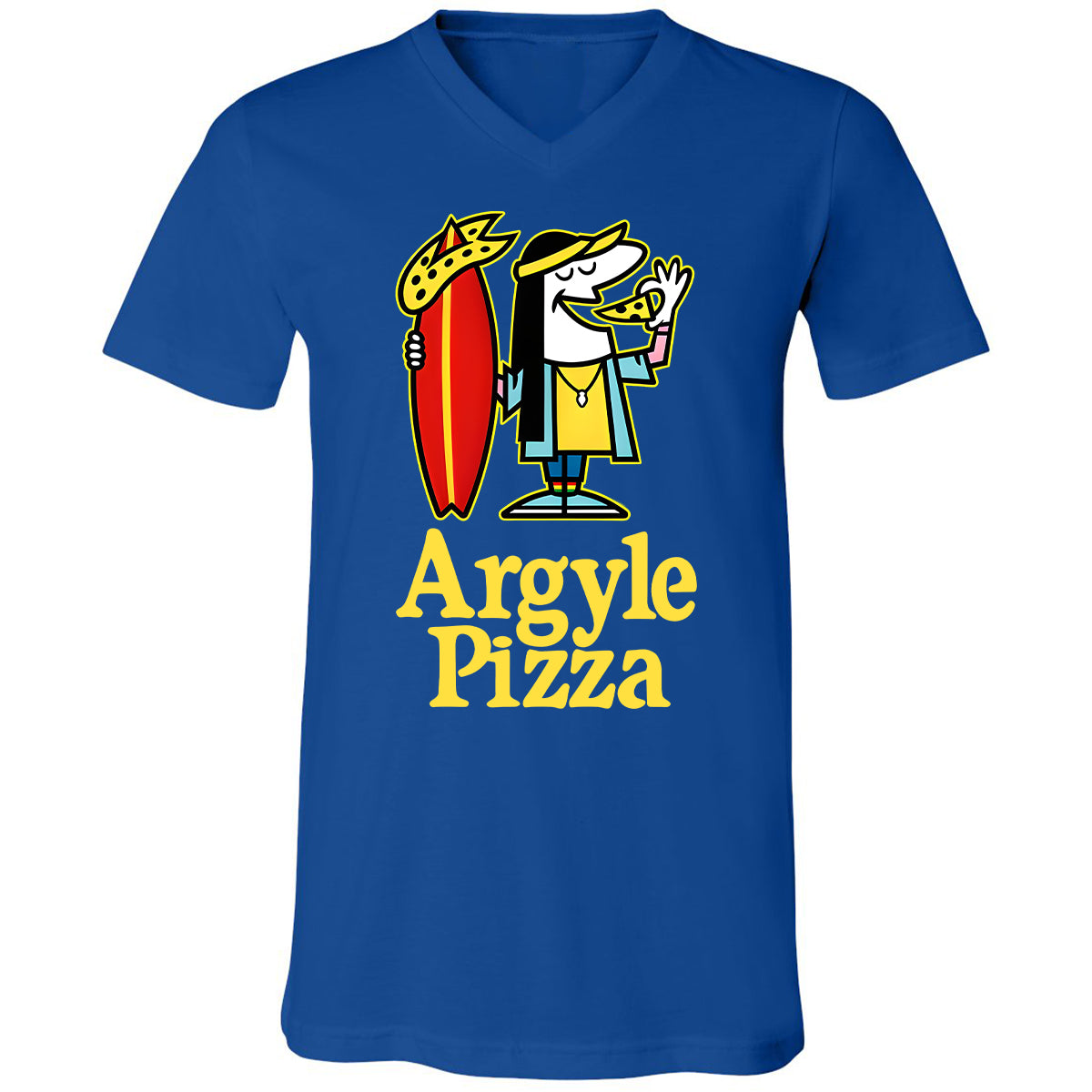 Unisex V-Neck T-Shirt - YQS359C3 - True Royal - 4