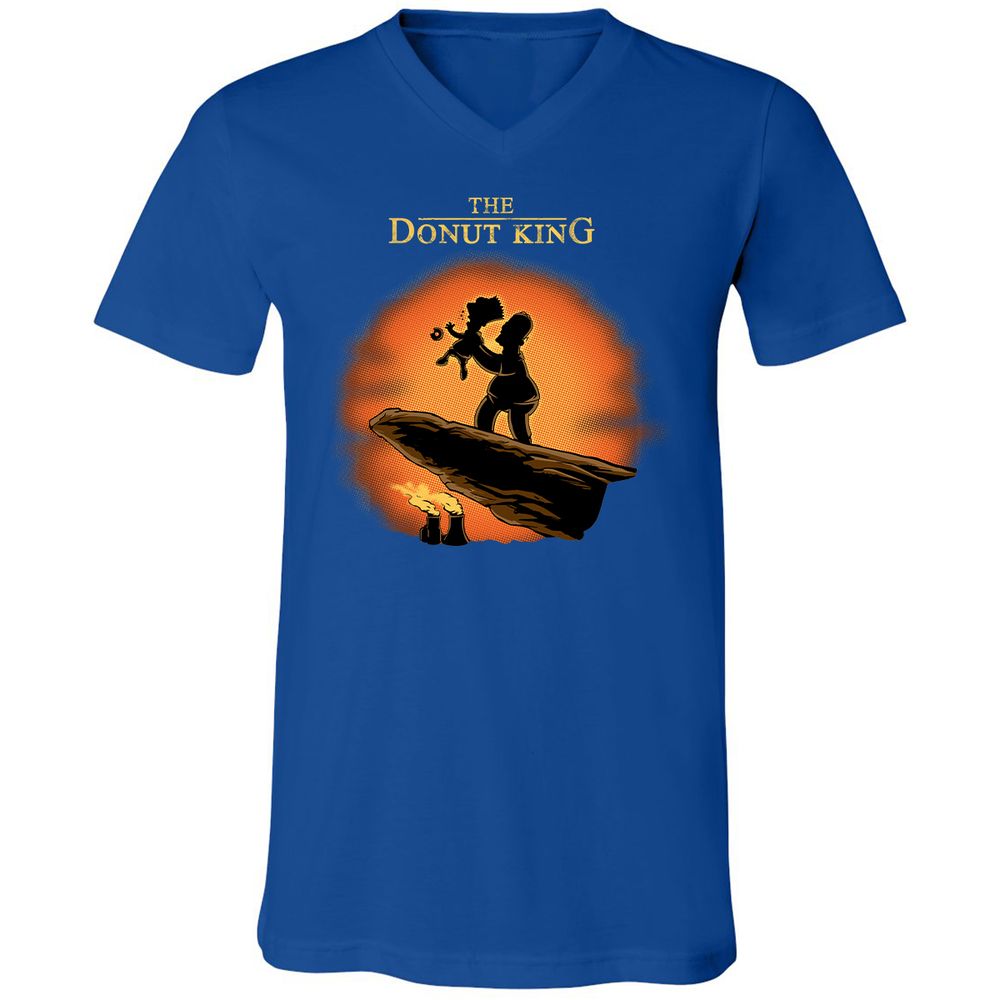 Unisex V-Neck T-Shirt - UKW2X34Z - True Royal - 4
