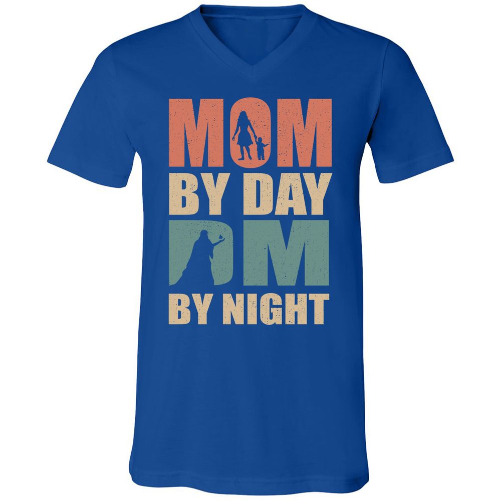 Unisex V-Neck T-Shirt - SF6TU69V - True Royal - 4