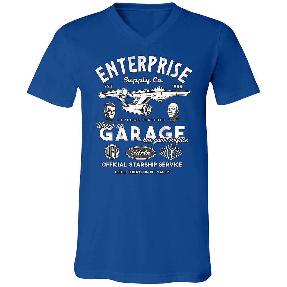 Unisex V-Neck T-Shirt - SWN6W8C2 - True Royal - 4