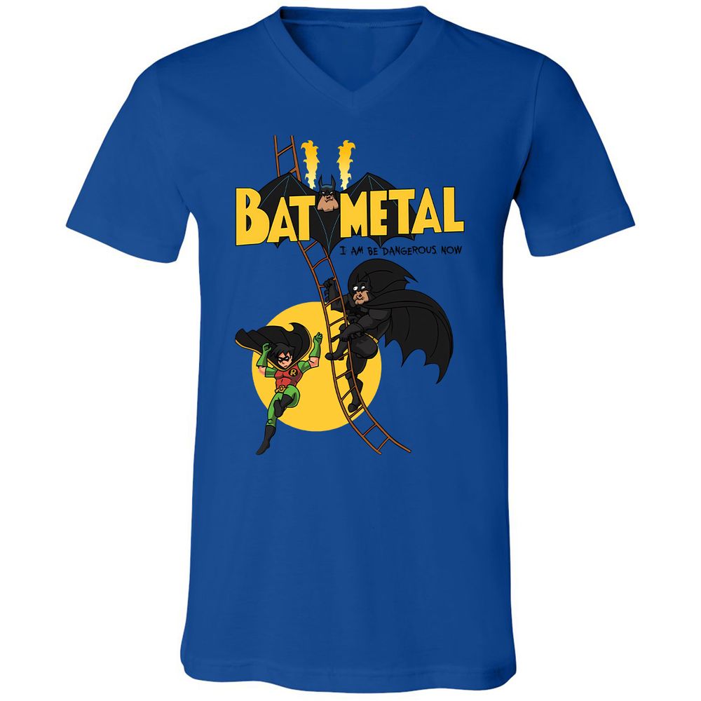 Unisex V-Neck T-Shirt - A15HXCUQ - True Royal - 4