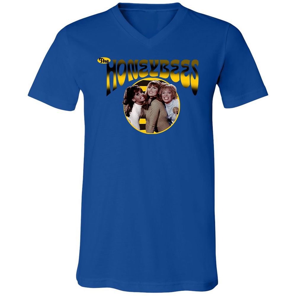 Unisex V-Neck T-Shirt - ZV6SXD33 - True Royal - 4