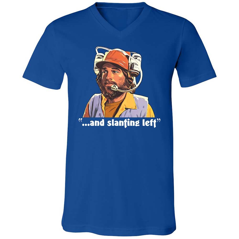 Unisex V-Neck T-Shirt - B9NJBB49 - True Royal - 4