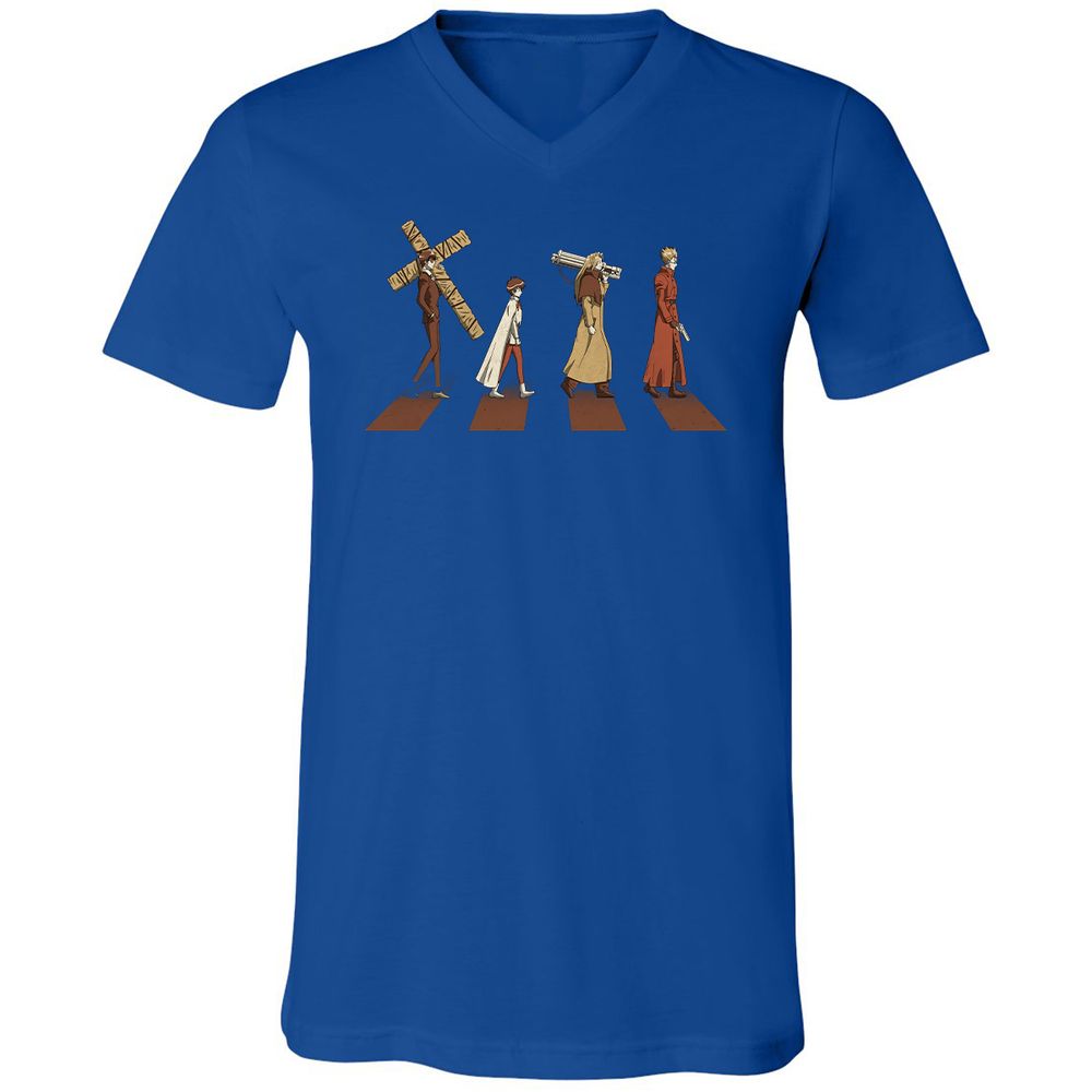 Unisex V-Neck T-Shirt - FL451L83 - True Royal - 4
