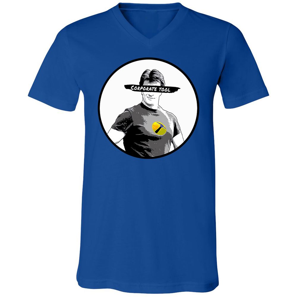 Unisex V-Neck T-Shirt - JAVDXXLA - True Royal - 4