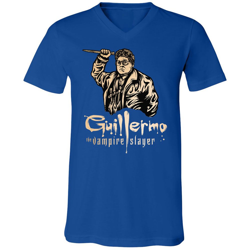Unisex V-Neck T-Shirt - 8GD1ZBD8 - True Royal - 4