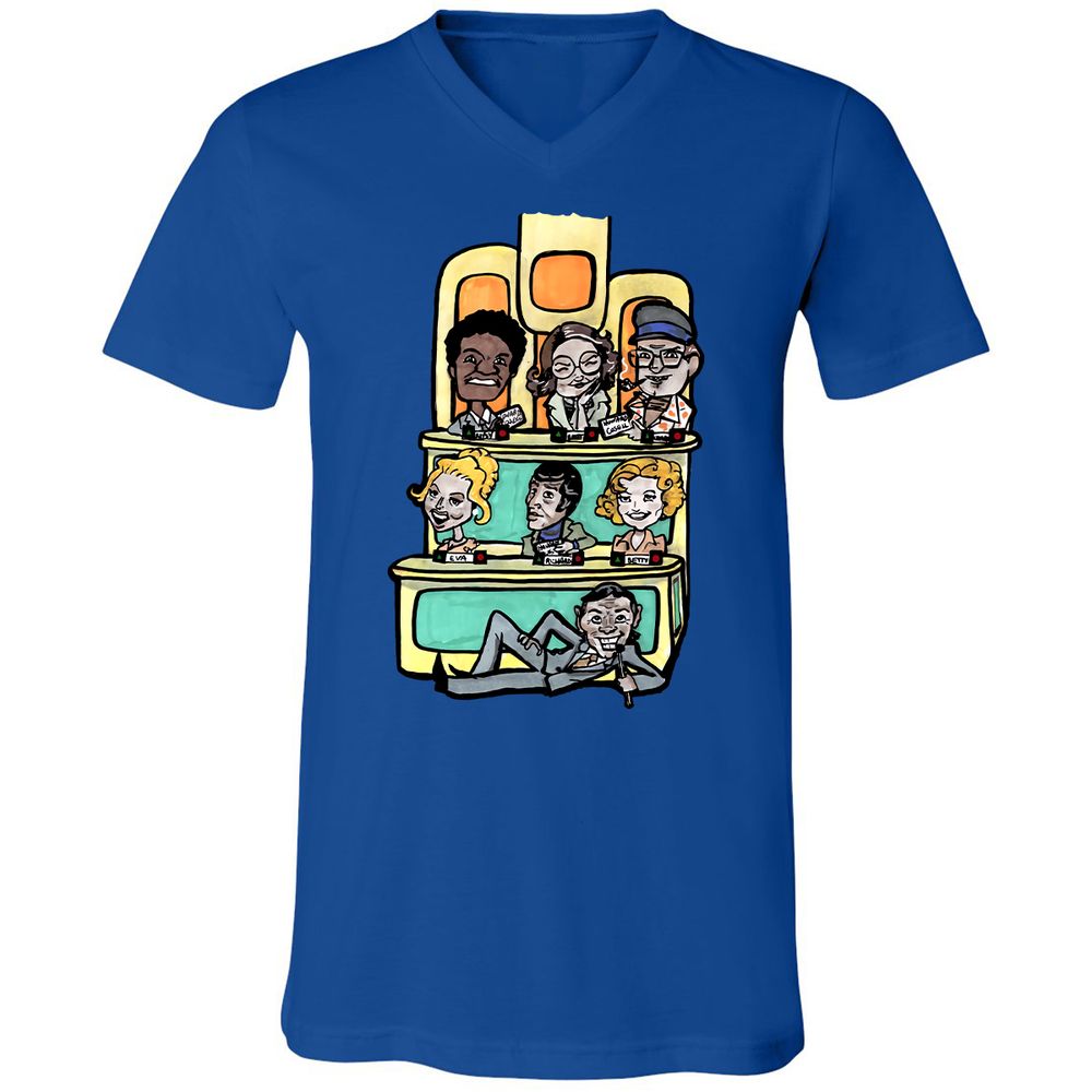 Unisex V-Neck T-Shirt - VU3S8K4U - True Royal - 4