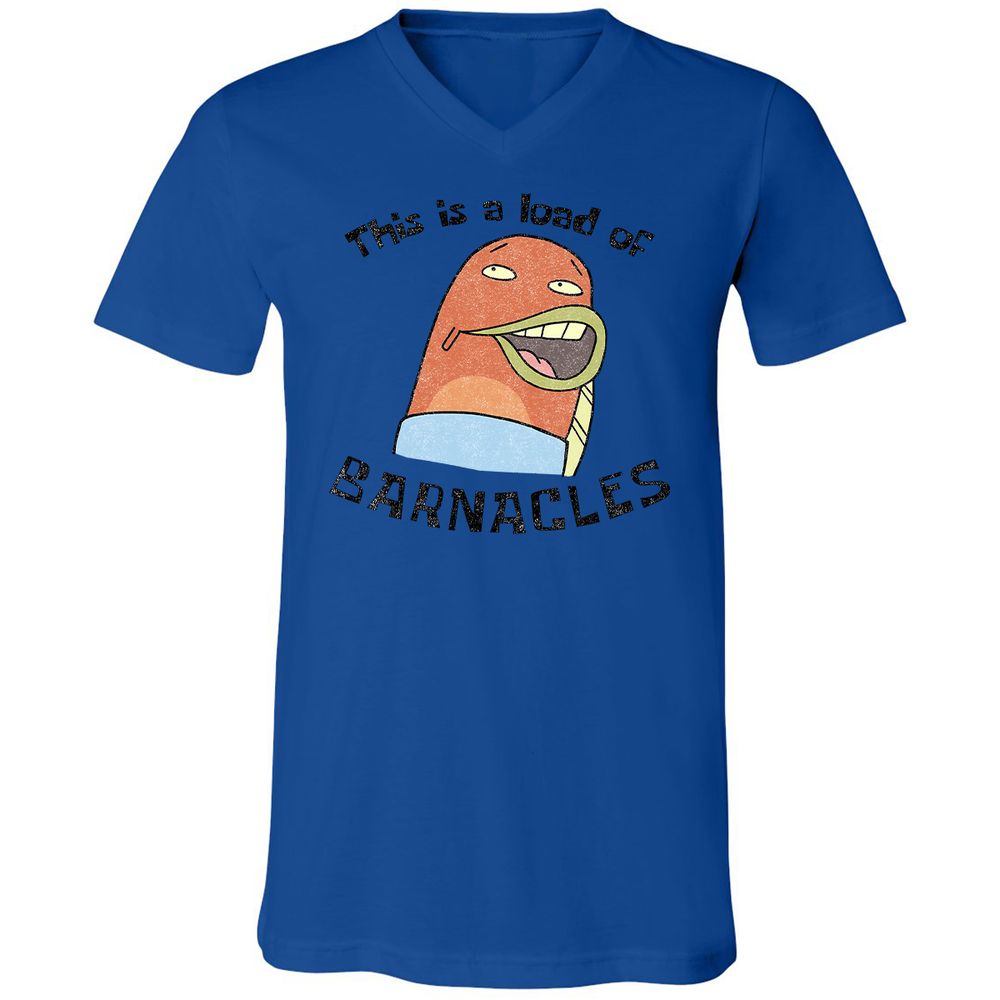 Unisex V-Neck T-Shirt - JJVUQG65 - True Royal - 4