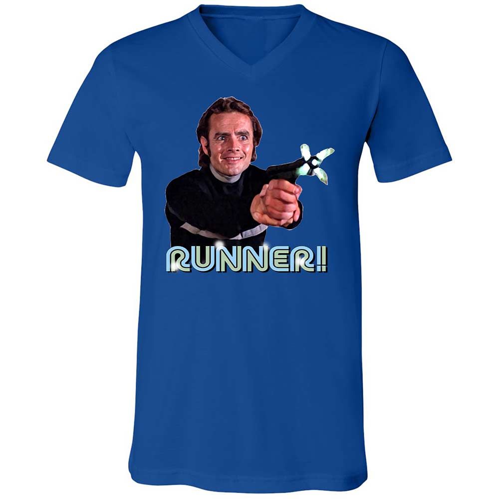 Unisex V-Neck T-Shirt - VF2DUEJH - True Royal - 4